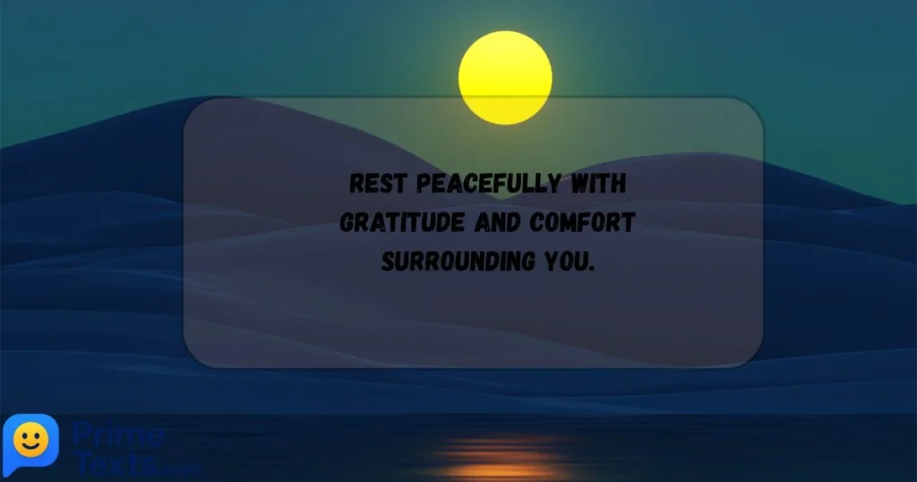 Peaceful Sleep Messages
