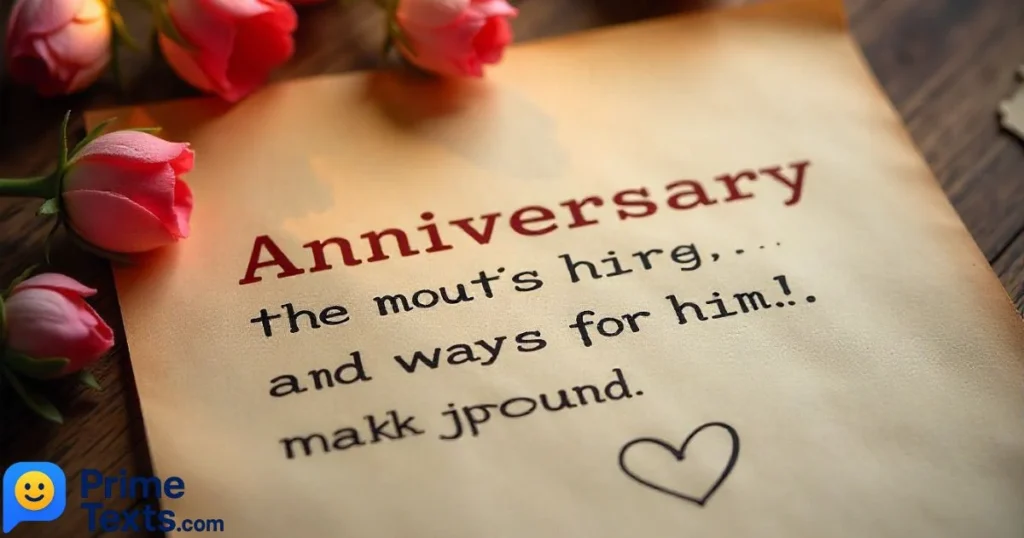 Anniversary Emotional Paragraphs For Him