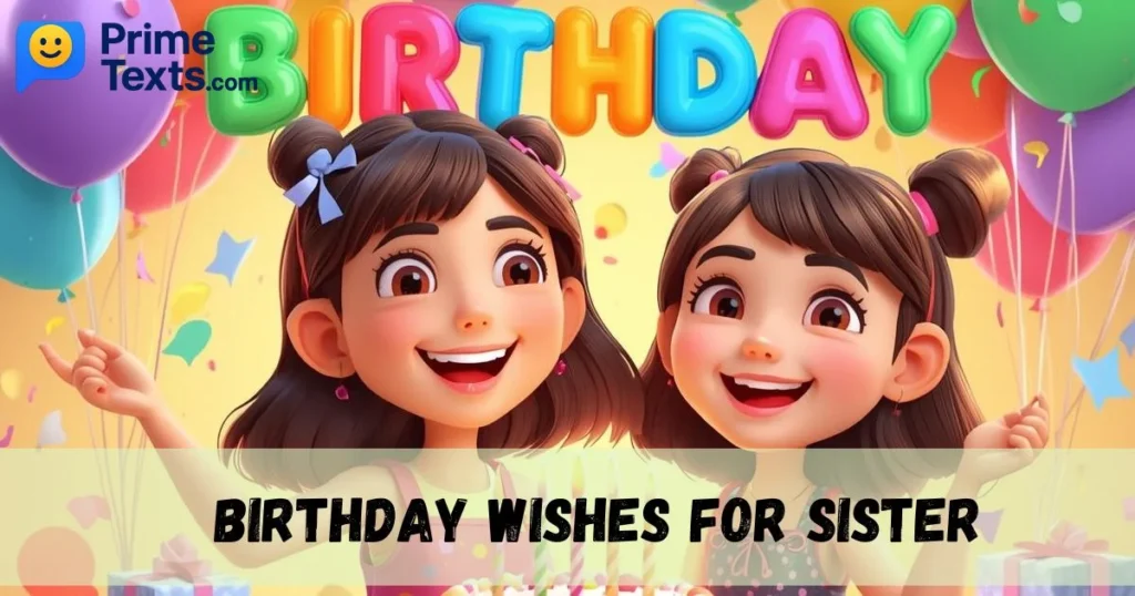 Birthday Wishes For Sister