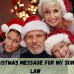 Christmas Message For My Son In Law