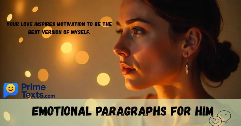 Emotional Paragraphs For Him