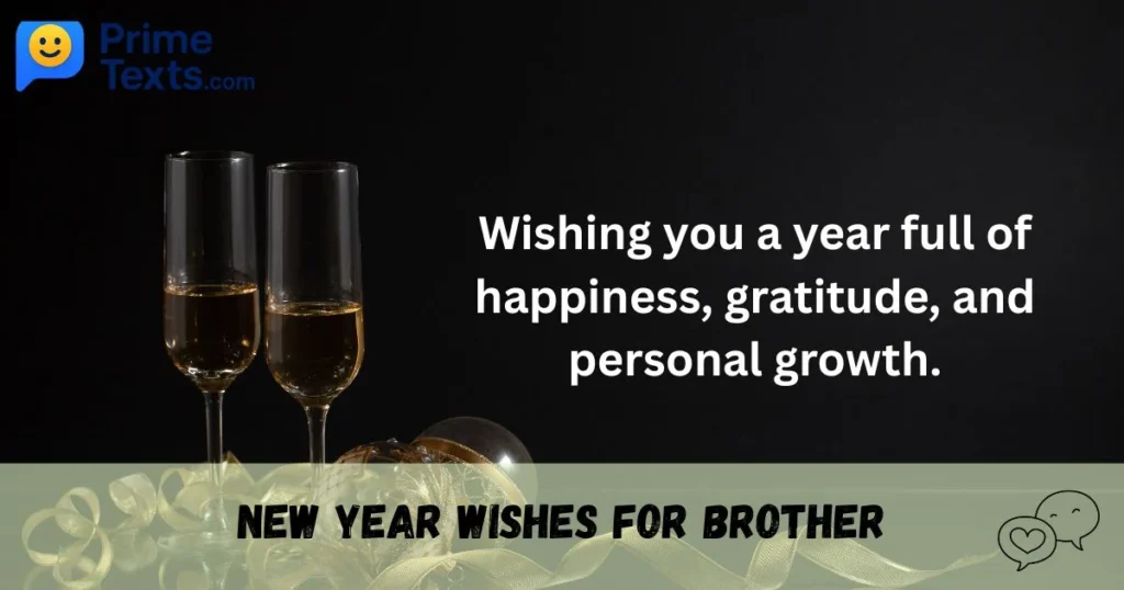 New Year Wishes For Brother