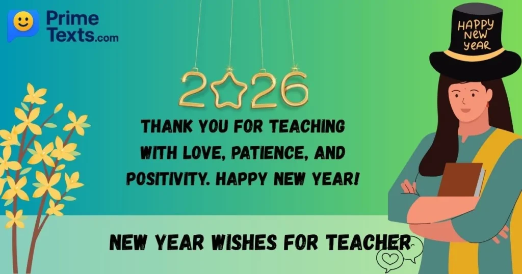 New Year Wishes For Teacher