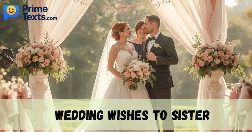 Wedding Wishes To Sister