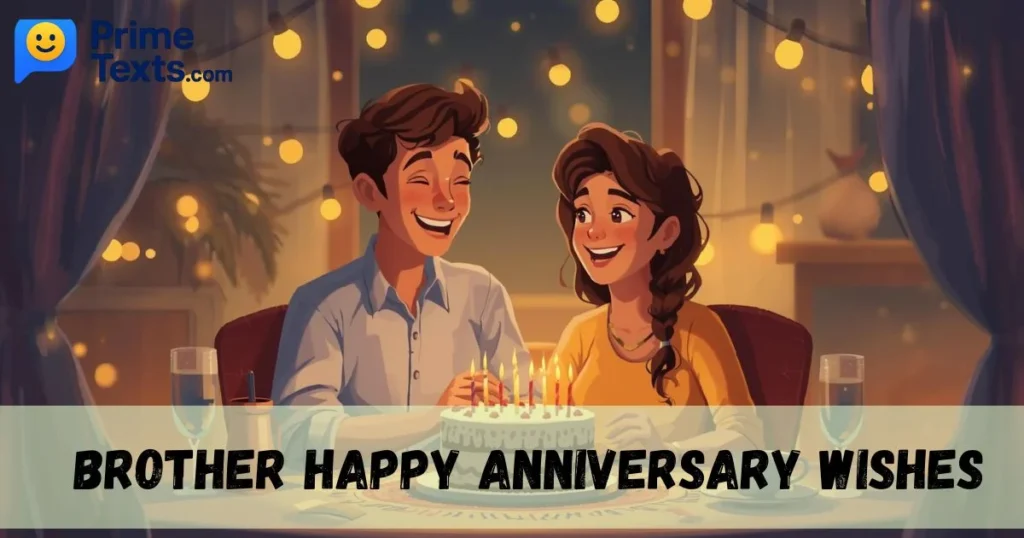 Brother Happy Anniversary Wishes