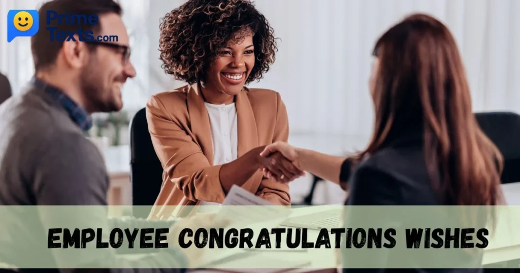 Employee Congratulations Wishes