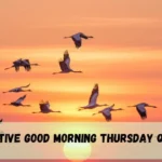 Positive Good Morning Thursday Quotes