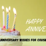 Anniversary Wishes For Cousin
