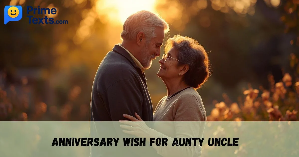 Anniversary Wish For Aunty Uncle