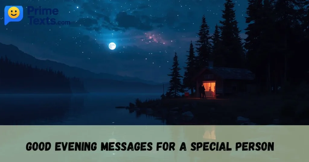 Good Evening Messages For A Special Person