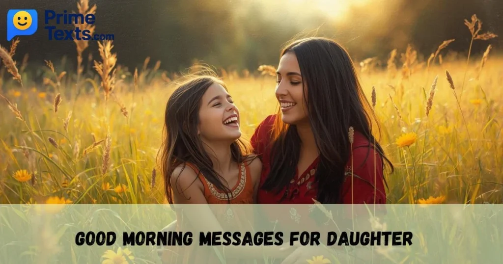 Good Morning Messages For Daughter