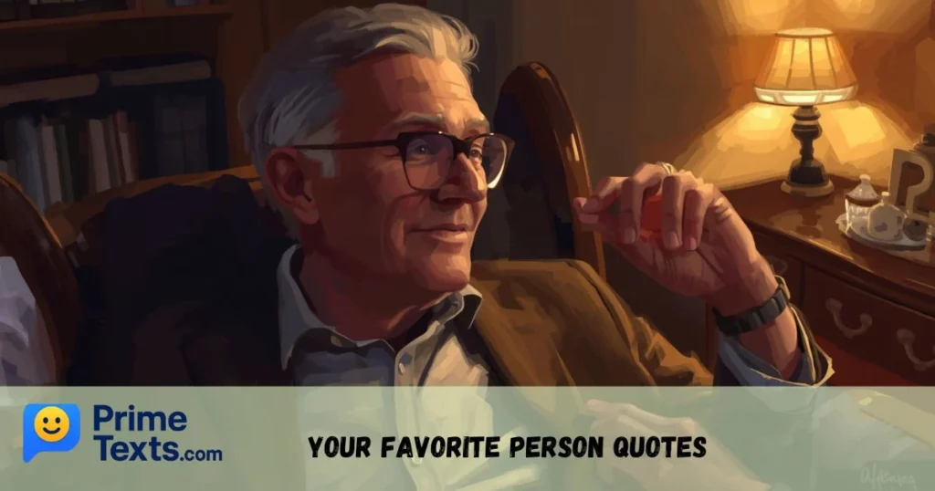 Your Favorite Person Quotes