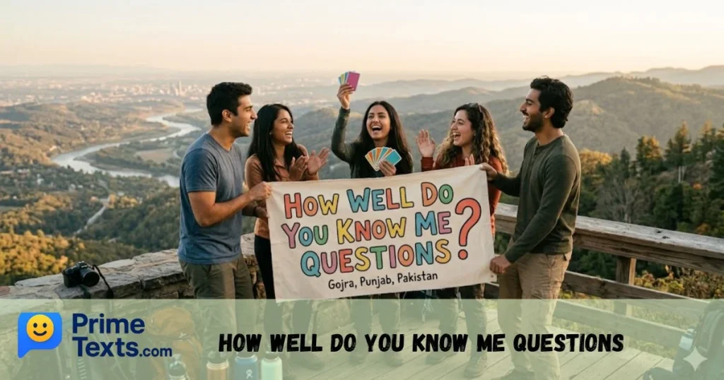 How Well Do You Know Me Questions
