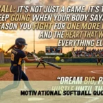Motivational Softball Quotes