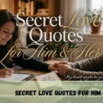 Secret Love Quotes For Him And Her