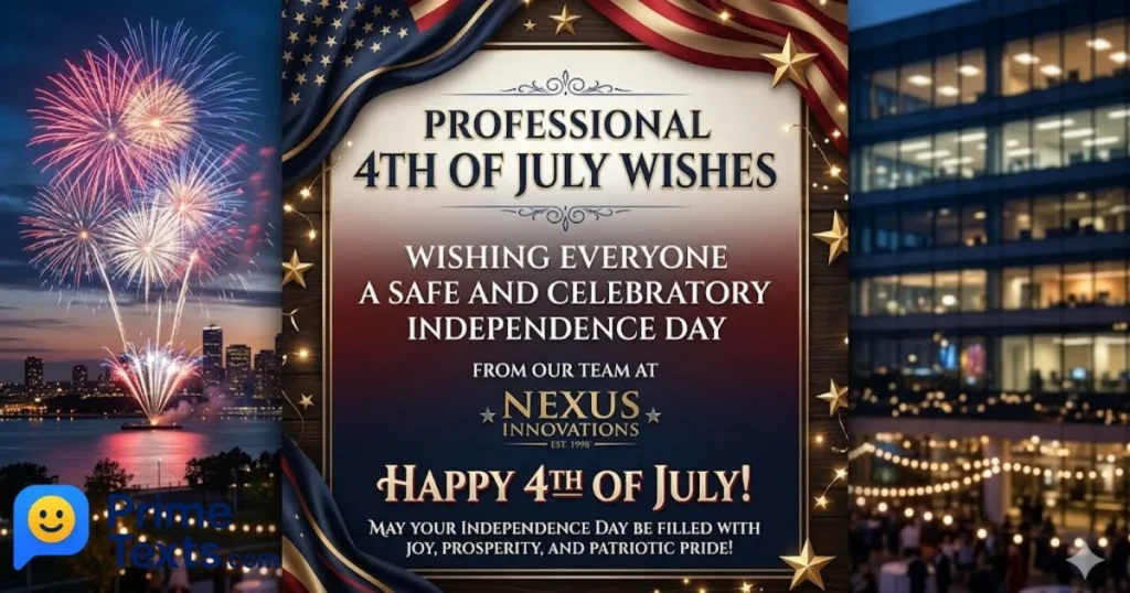 Professional 4th Of July Wishes
