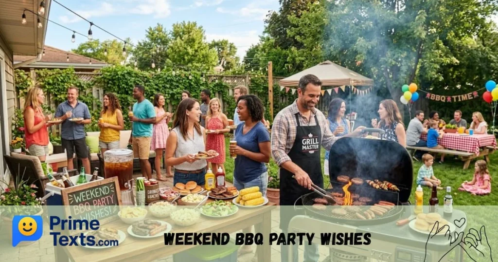 Weekend Bbq Party Wishes