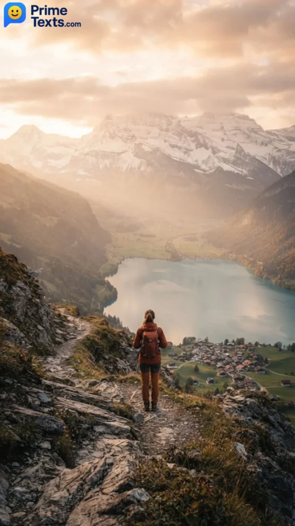 Emotional Captions Inspired By Swiss Adventures