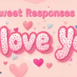 Sweet Responses To I Love You Text